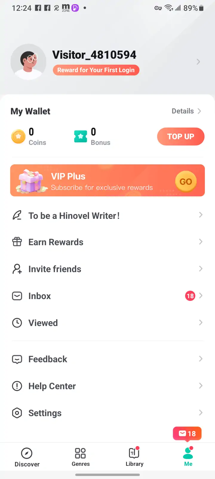 Hinovel 个人中心_2023 12 02