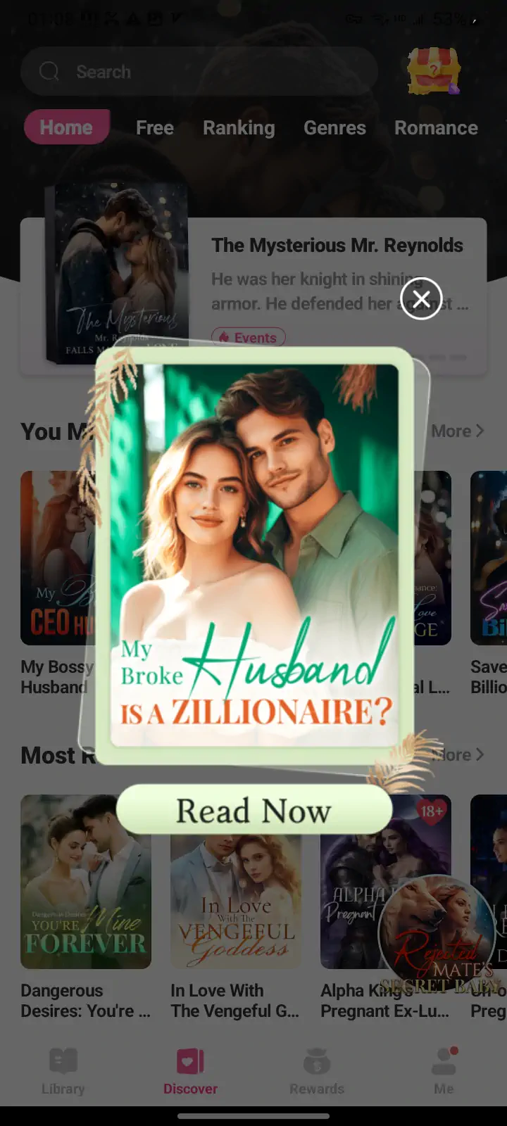 MoboReader 首页 活动弹窗 书籍推荐_2023 12 29